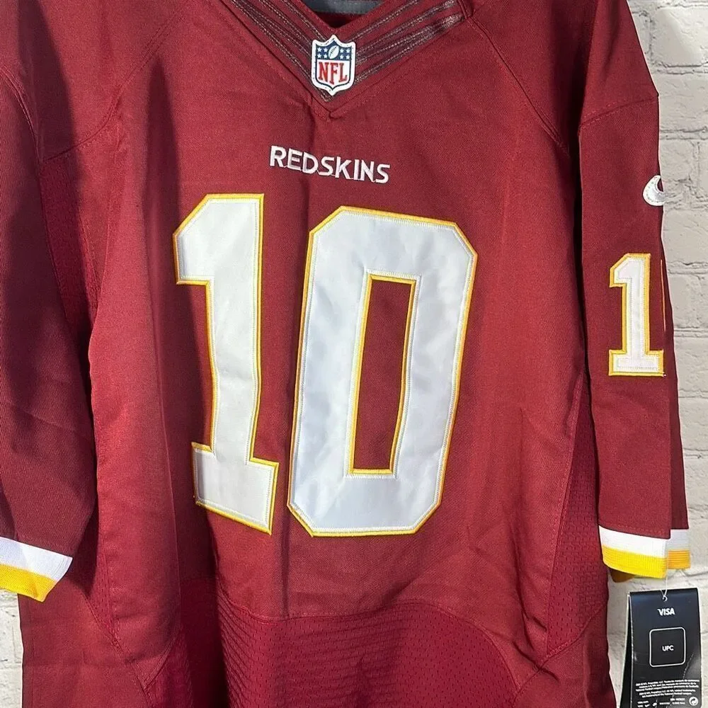 Nike Washington Redskins NFL Robert Griffin III On Field Football‎ Jersey 52 NEW